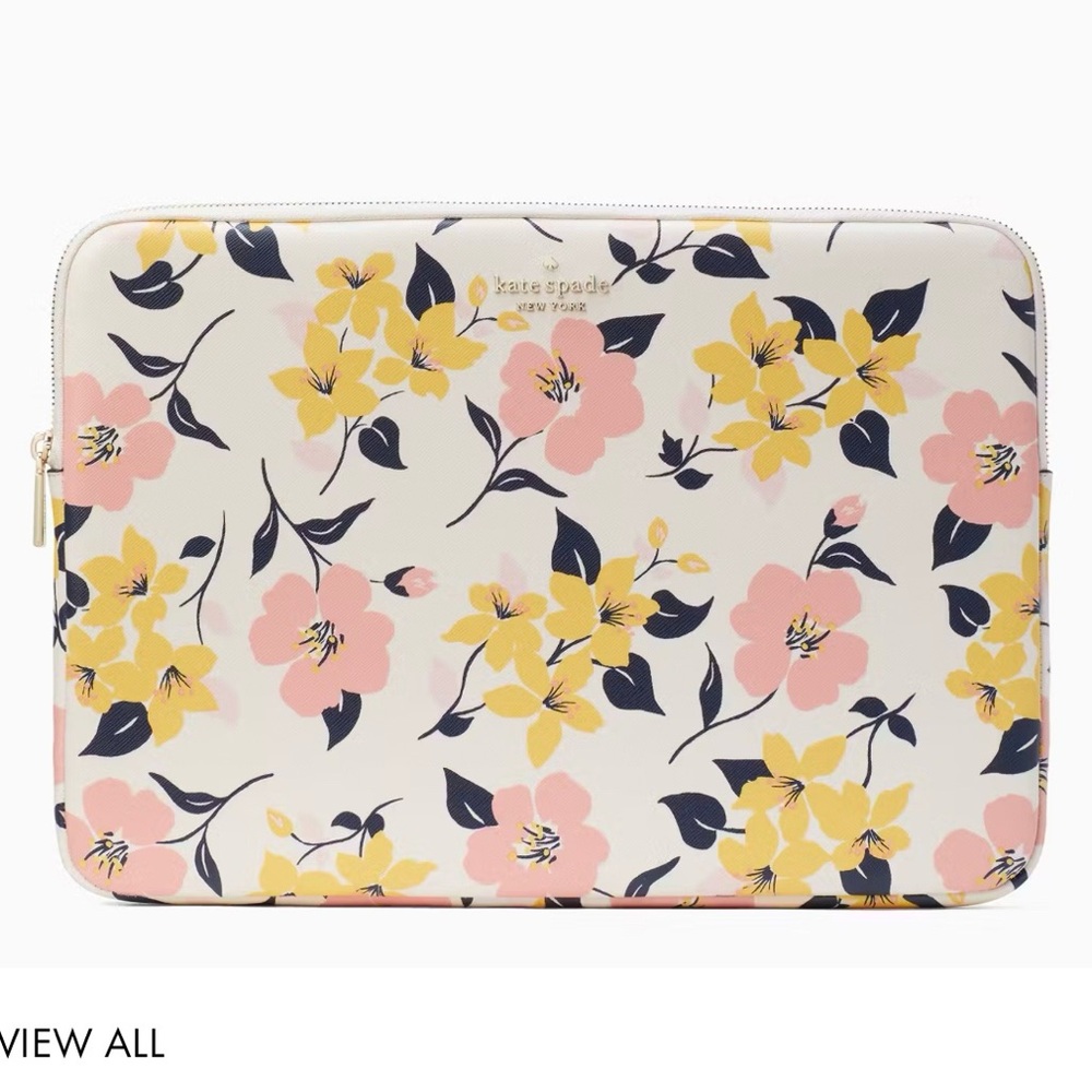Kate Spade Pink and Yellow Floral Accessory